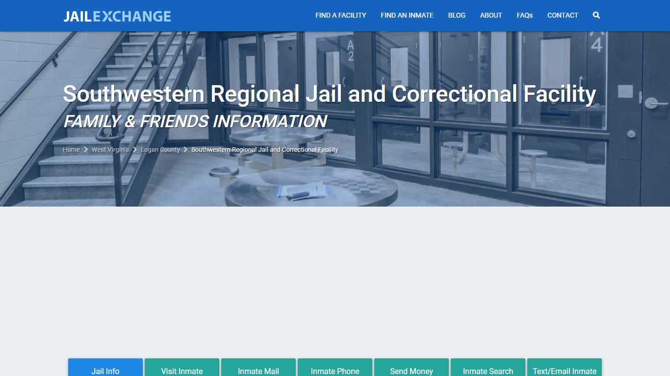 Southwestern Regional Jail Inmate Search, Visits, Phone, Address | WV